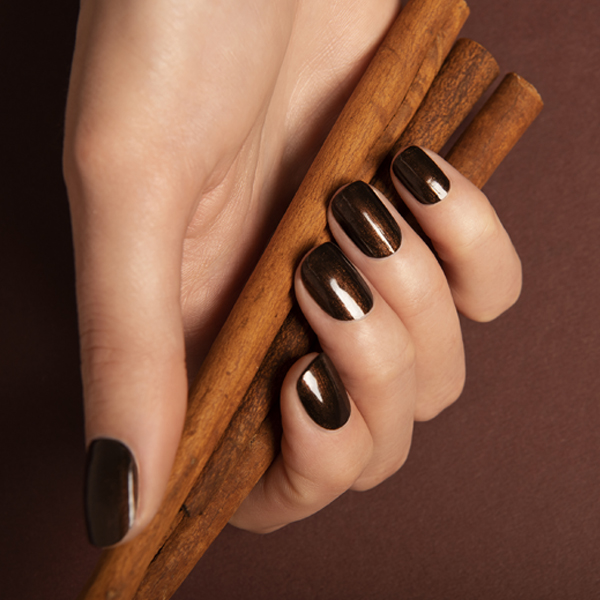 Warm neutral manicure detail for CDT Beauty treatments in Morecambe